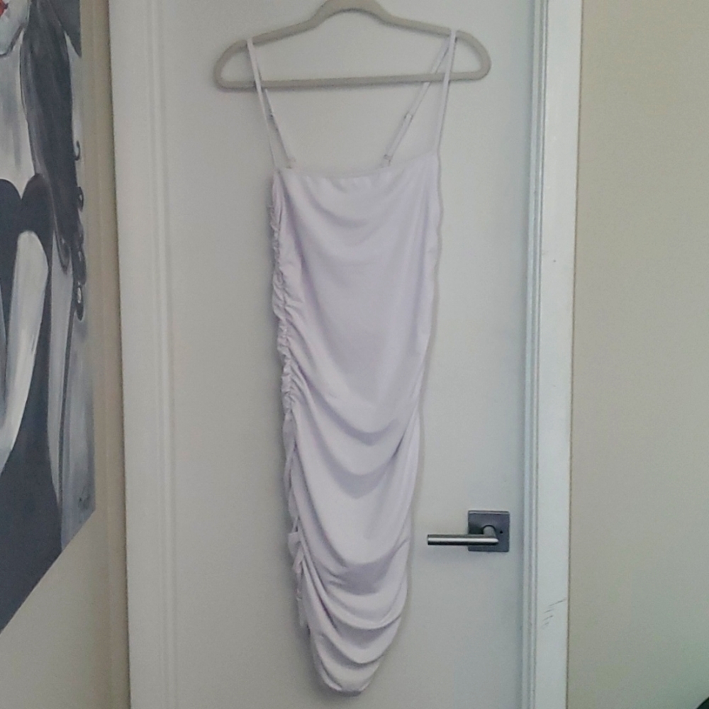White tube dress